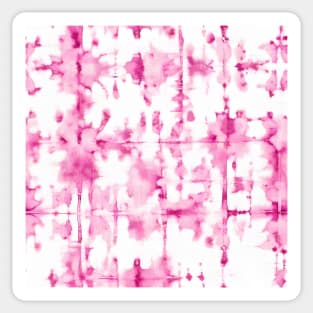 Pink abstract texture pattern Sticker